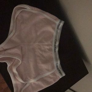 Calvin Klein high waisted sleep shorts